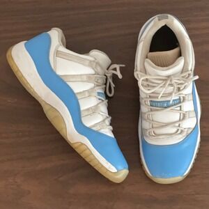 Jordan 11 Retro Low University Blue size 7Y (Ws 8.5) Basketball Shoes 528896-106